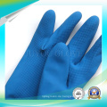 Anti-Säure-blaue Arbeitsarbeit Wasserdichte Latex-Handschuhe